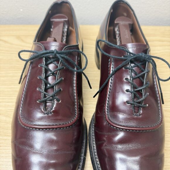 Allen Edmonds Belgium Mens Size 9 A Dress Shoes Brown Leather Plain Toe Oxfords main image 8